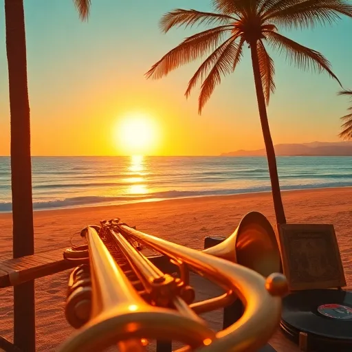 Sunset Serenade on the Golden Wave