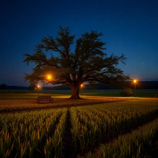 Midnight on the Cornfield