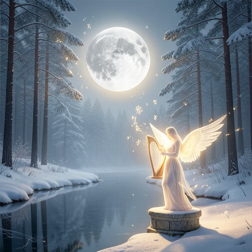 Snowfall on the Silver Moon