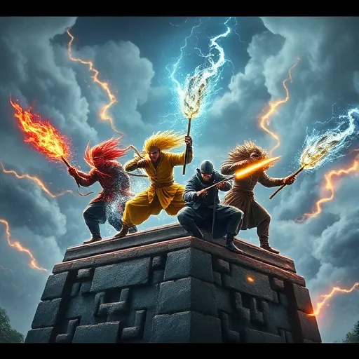 Sonic Shogun: Golden Staffs & Elemental Fury