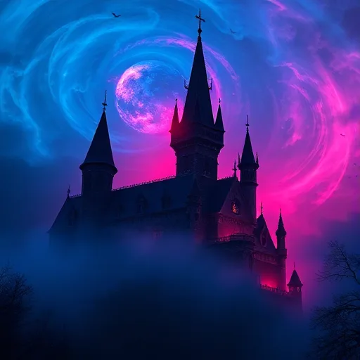 Neon Nightfall in Transylvania