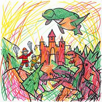 Mathis, Loan & Tonton Titi – Die Dino-Ritter!