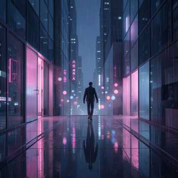 Ombres de Pluie Nocturne