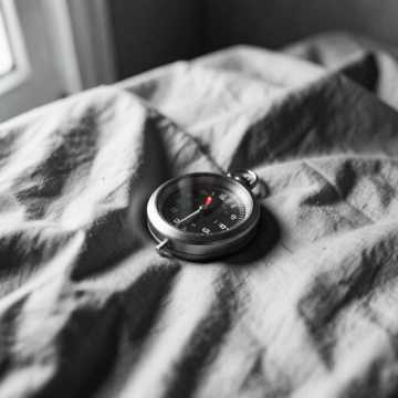 Die Stoppuhr am bett