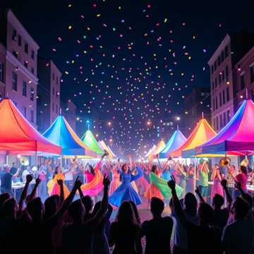 مهرجان الألوان