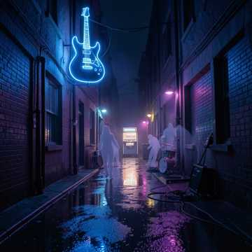 Midnight Echoes of Blue