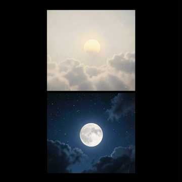 Sonne, Mond und Sterne