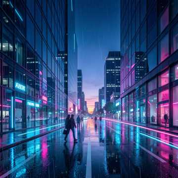 Neon Pulse Dawn Neon Pulse Dawn