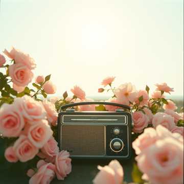 Cómo rosas en primavera 
