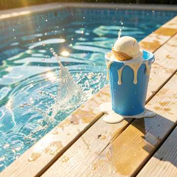 Pool nach Schulschluss
