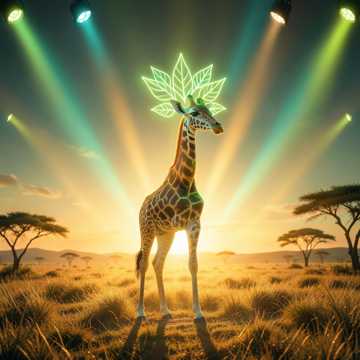 Giraffe In The Kingdom