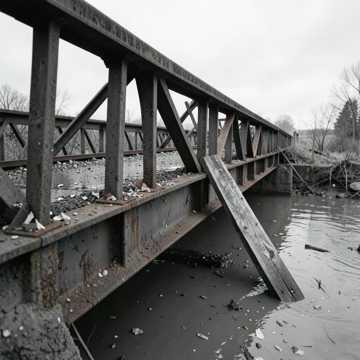 Dusty Railroad Bridge