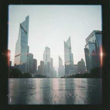 Glass City at Dawn
