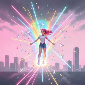 Riot of Neon Sparks