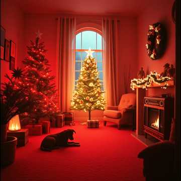 Weihnachtstraum des Tannenbaums