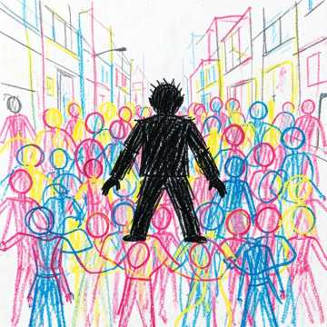 La Rue des Manifestants