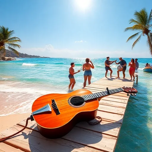 Mandolina Rock na Plaži
