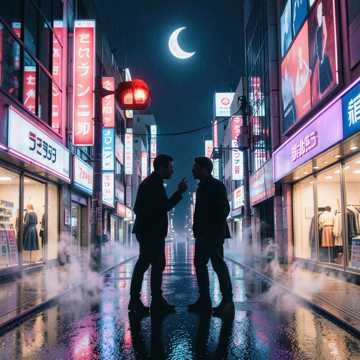 渋谷の月明かり