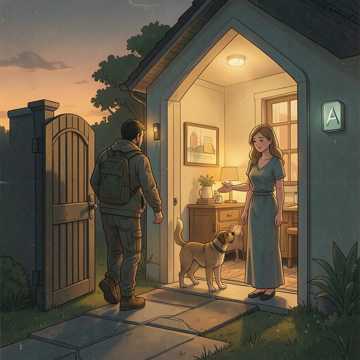 Porch Light On