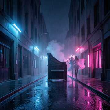 Midnight Ivory Reverie