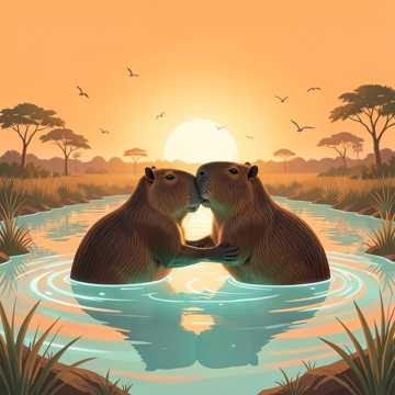 Amor de capivara 