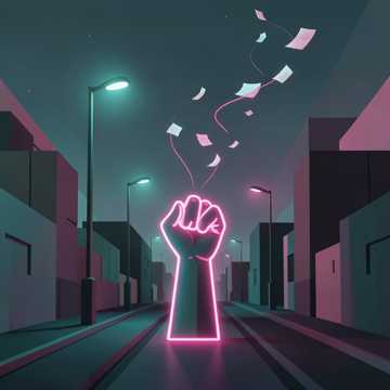 The fight