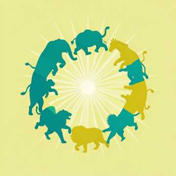 Jungle jungle animals