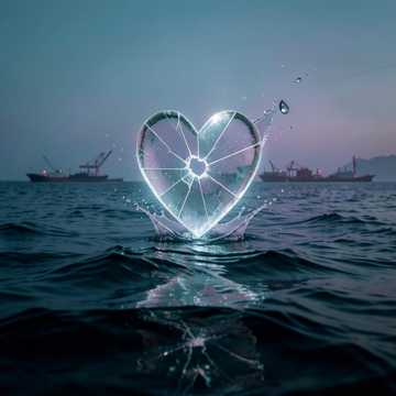 صوتك في صمت المحيط