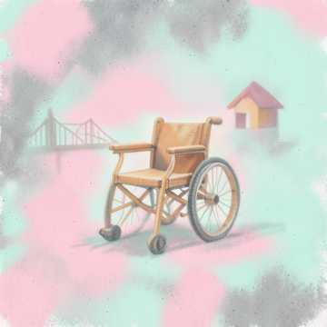 احسان الوفاء وكرسي المعاق 