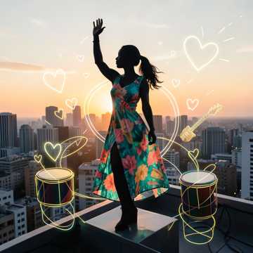 Super Woman Afro Tcham