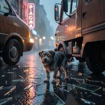 Perrito y la caguama Perrito y la caguama
