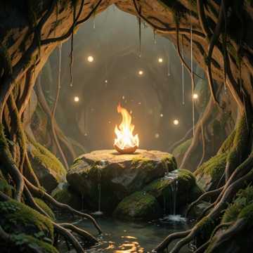 Echoes of the Hidden Flame