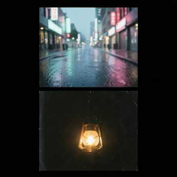 Neon Rain Serenade