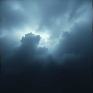 Schwarze Wolken