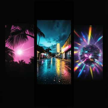 Tropical neon sunshine 