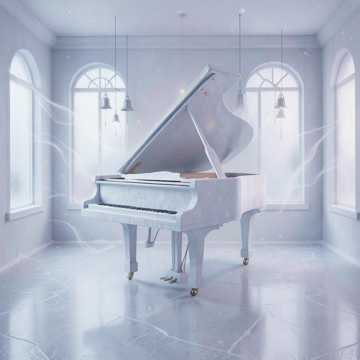 Nieve en el Piano
