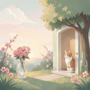 A Morning With My Cat Tommy