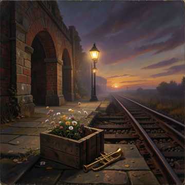 Neon Sunset on Platform 5
