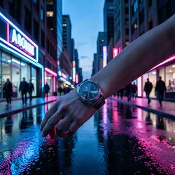 Hublot au poignet