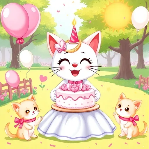 Kitty Birthday Bell‑Bash