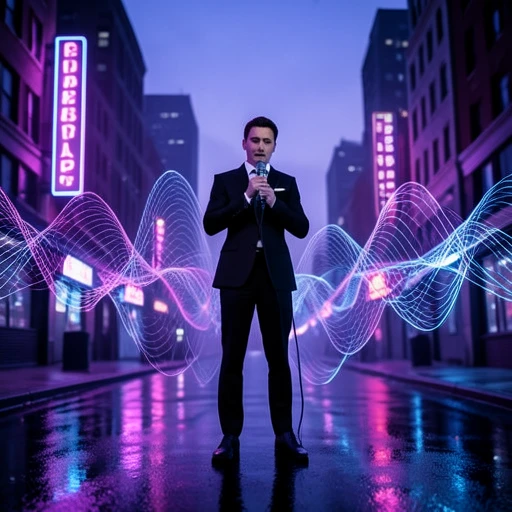 Neon Whisper Echoes