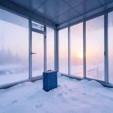 Neige sur Montréal