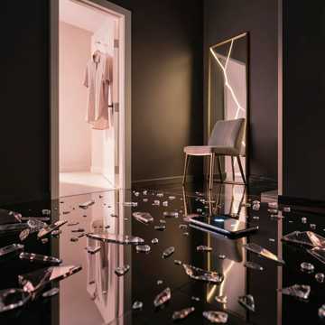 Glass on the Floor