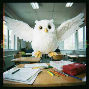 Eulenflug im Klassenzimmer