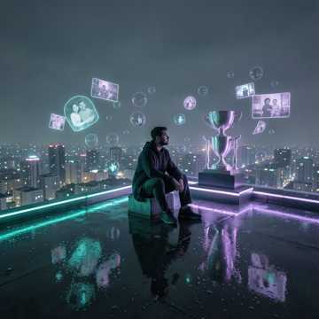 Midnight Echoes of Solitude