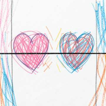 Null Framed Hearts