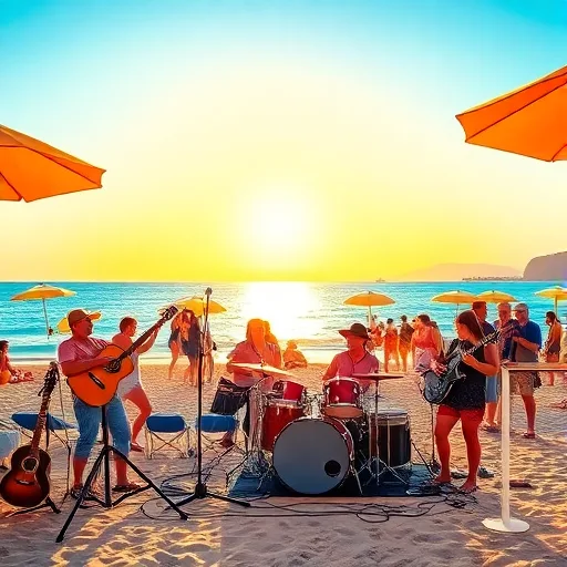 Mandolina Rock na Plaži