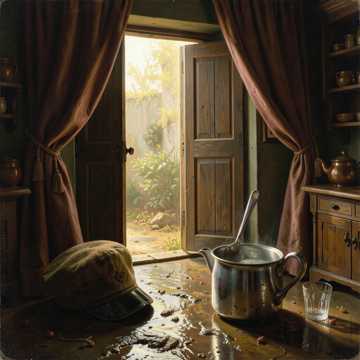 A Warm-Lit Room