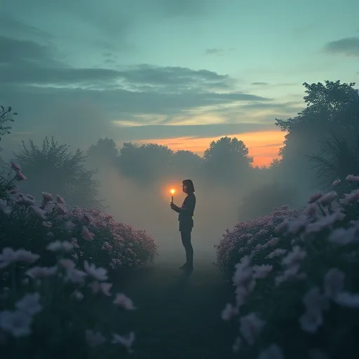 Echoes in a Pink Garden Echoes in a Pink Garden