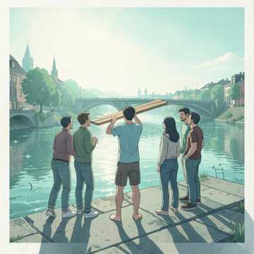 Sebi an der Isar
